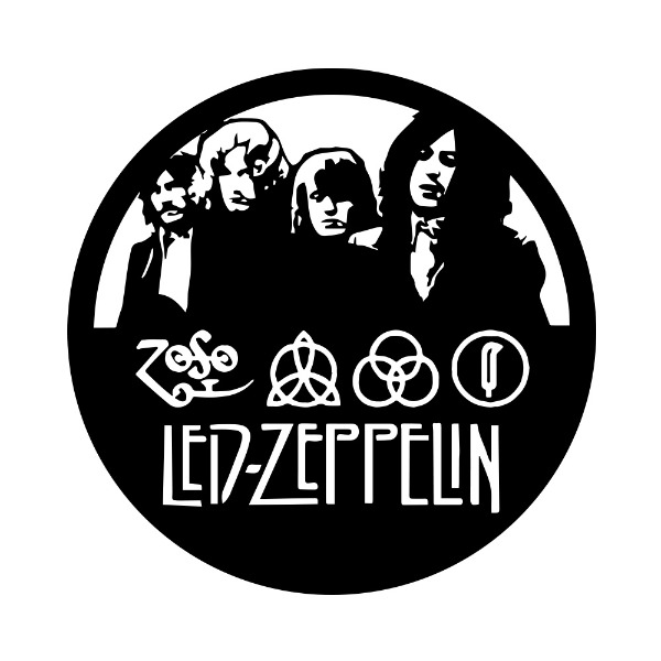 Led Zeppelin 레드제플린 스티커3 자동차 노트북 데칼