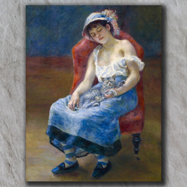르누아르 Renoir 잠자는소녀 SleepingGirl 캔버스액자