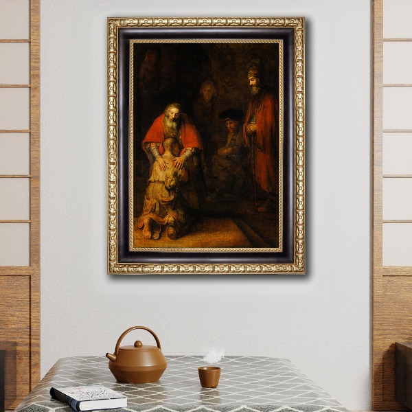 렘브란트 Rembrandt 돌아온 탕자 탕아 명화액자 53x40
