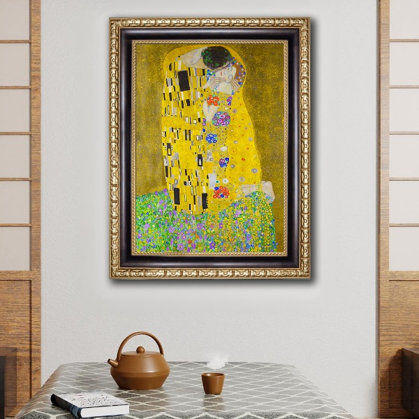 클림트 Klimt 키스 The Kiss 명화액자 53x40